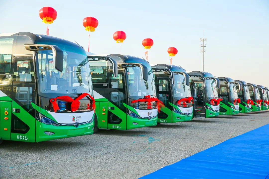 北京冬奥会将投入数百辆氢燃料大巴车